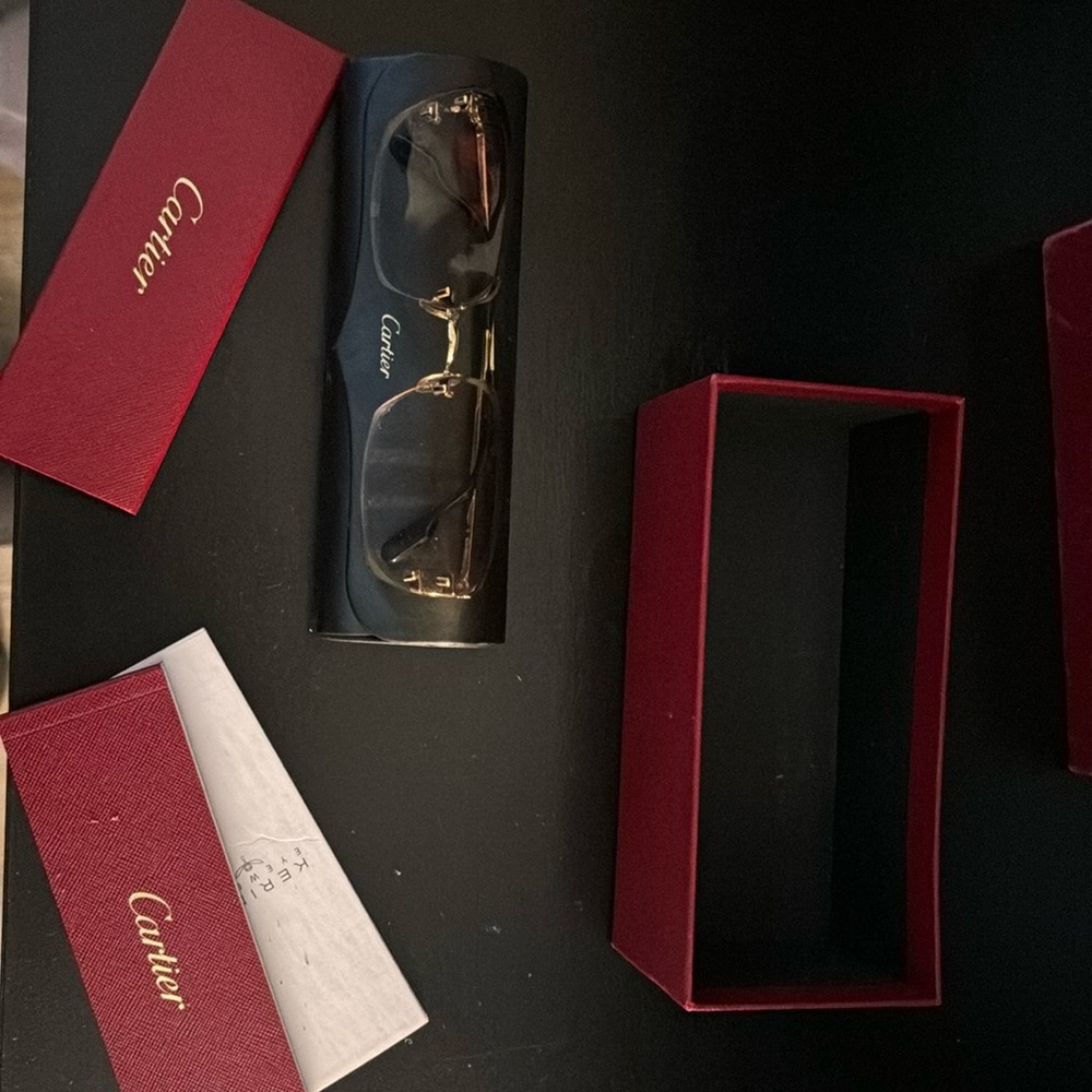 100% authentic Cartier glasses
